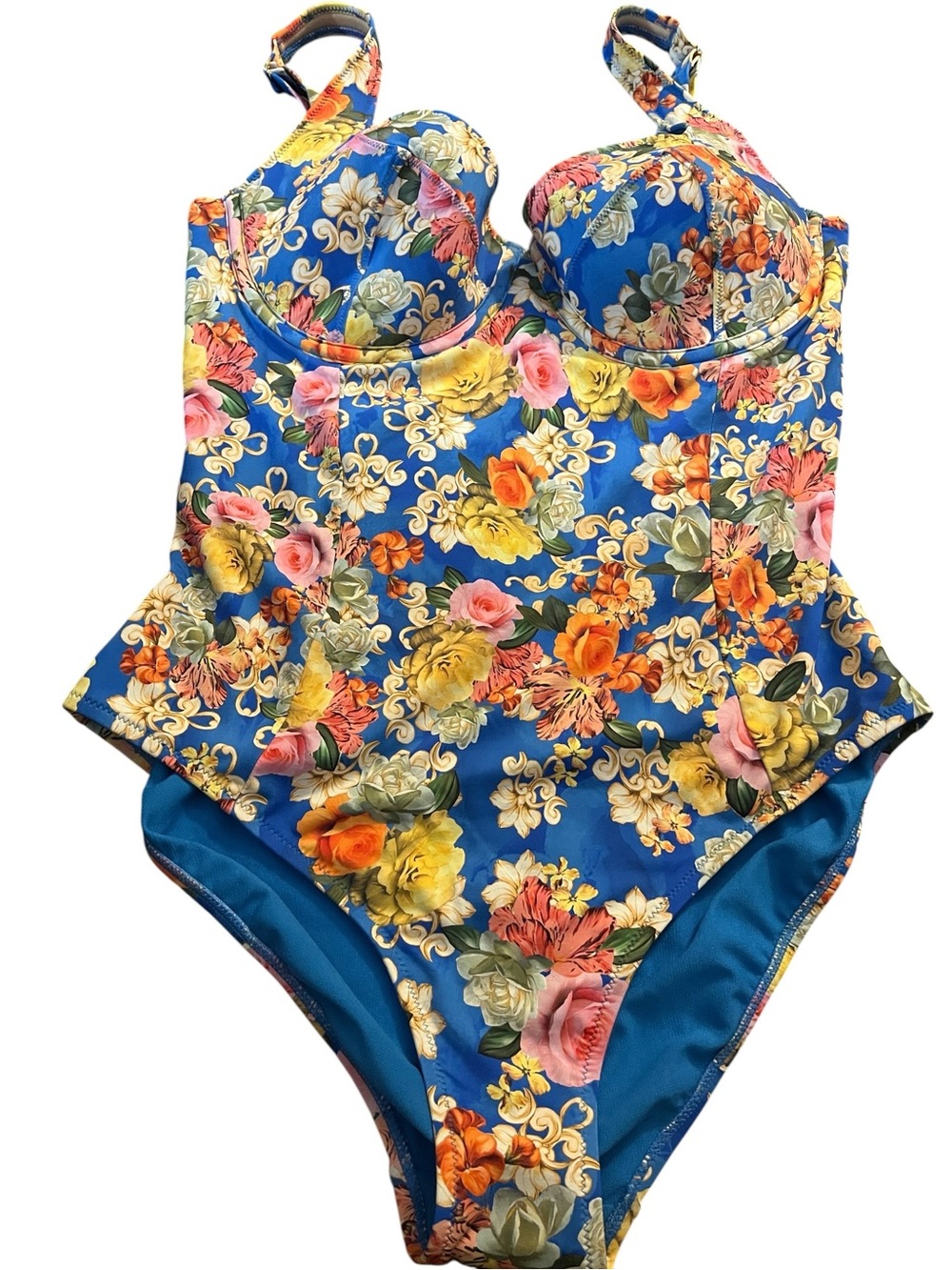NWT Johnny Was Pauline Underwired Tank  One-Piece Swimsuit Size XL